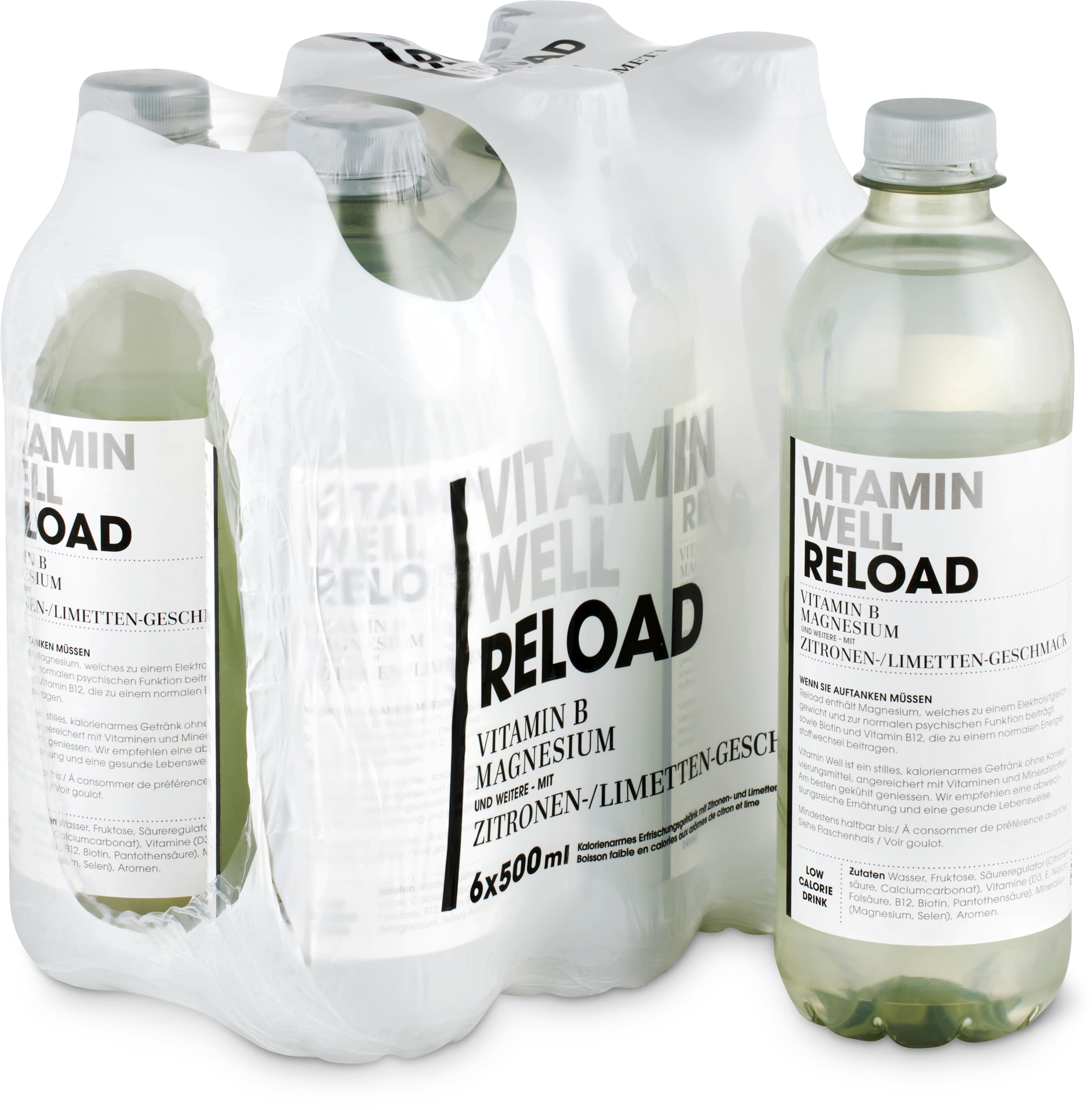 Vitamin Well Boisson vitaminée Reload 6x500ml